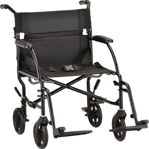 Nova Ultra Lightweight Transport Chair in Black|Nova Ultra Lightweight Transport Chair in Blue|Nova Ultra Lightweight Transport Chair in Red|Nova Ultra Lightweight Transport Chair Measurements|Nova Ultra Lightweight Transport Chair Folded Measurements