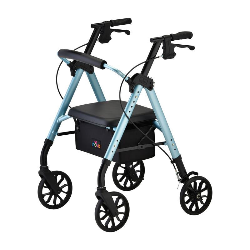 Nova Star 8" Wheel Rollator Diamond Blue