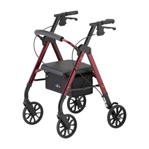 Nova Star 8" Wheel Rollator Red