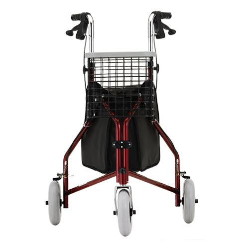 Convenient wire carry basket comes with Traveller rollator