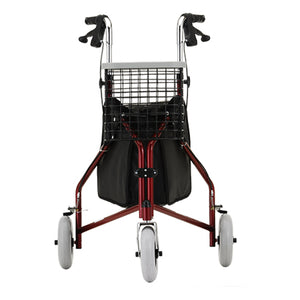 Convenient wire carry basket comes with Traveller rollator