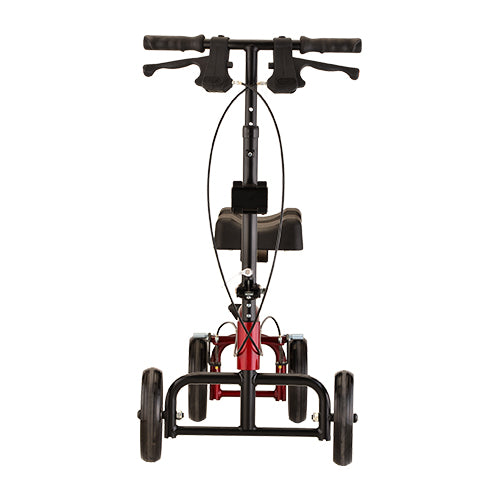 Handles are height adjustable and the locking hand brakes are accessible
