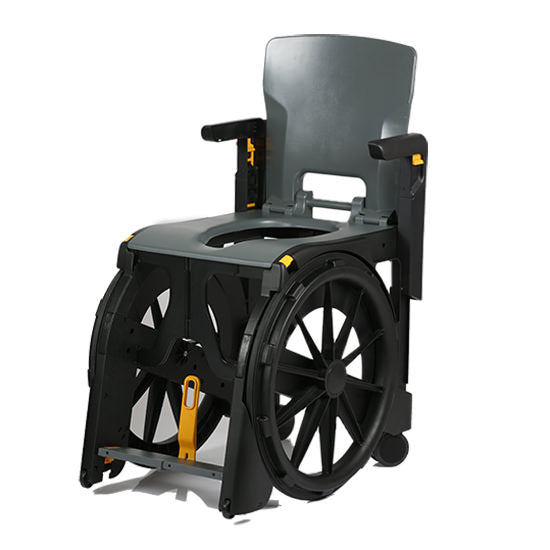 WheelAble Shower and Commode Chair by Seatara
