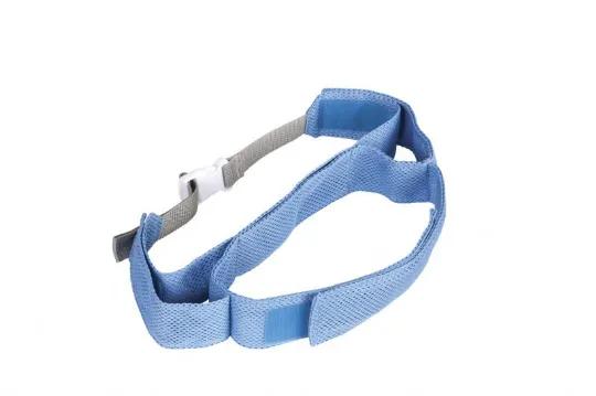 Chest strap with adjustable lateral supports for the Wave Bathing Chair