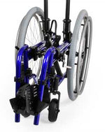 Zippie GS Folding frame folds flat when seat is detatched