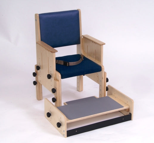 Adjustable Foot Stool by TherAdapt|Adjustable Foot Stool by TherAdapt pictured with Chair