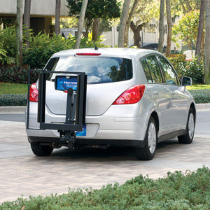 AL160 folds up easily for more space in garages and parking spaces