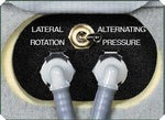 Toggle switch between alternating pressure and lateral rotation