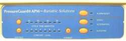 Pressure Guard Mattress|Presure Guard Bariatric APM therapy mattress supports up to  supports up to 750 pounds and designed to prevent skin breakdowns.|Span America PressureGuard Bariatric APM therapy mattress control panel for alternating pressure.|PressureGuard Bariatric APM firm side frame for easy transfers.|Digital Controller for APM bariatric|Safety Edge provides support for transfers|Geo Topper and heel slope for APM Bariatric