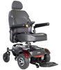 Merits Dualer P312 power wheelchair in Candy Apple Red