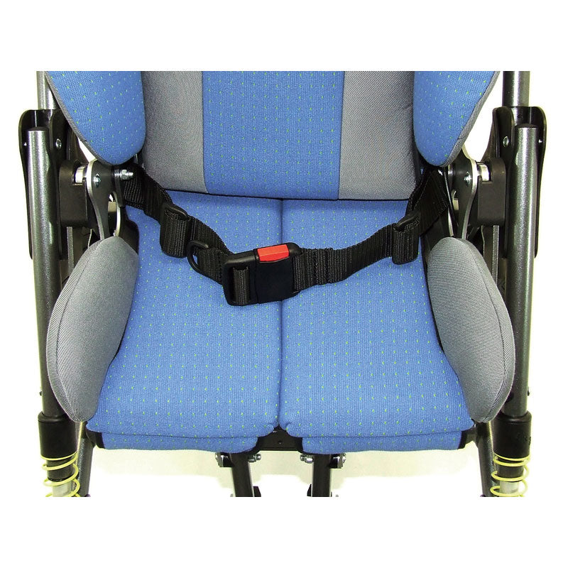 Buckle lap belt is optional and highly adjustable