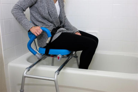 Carousel Sliding Transfer Bench with Swivel Seat by Platinum Health