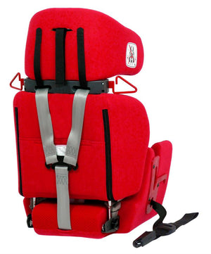 Back view shows the safety and security of the Carrot Seat