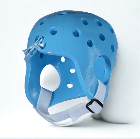 Danmar New Born Cap, Soft 3/8" thick ventilated foam forms a cap for a newborn baby''s head, soft chin straps,