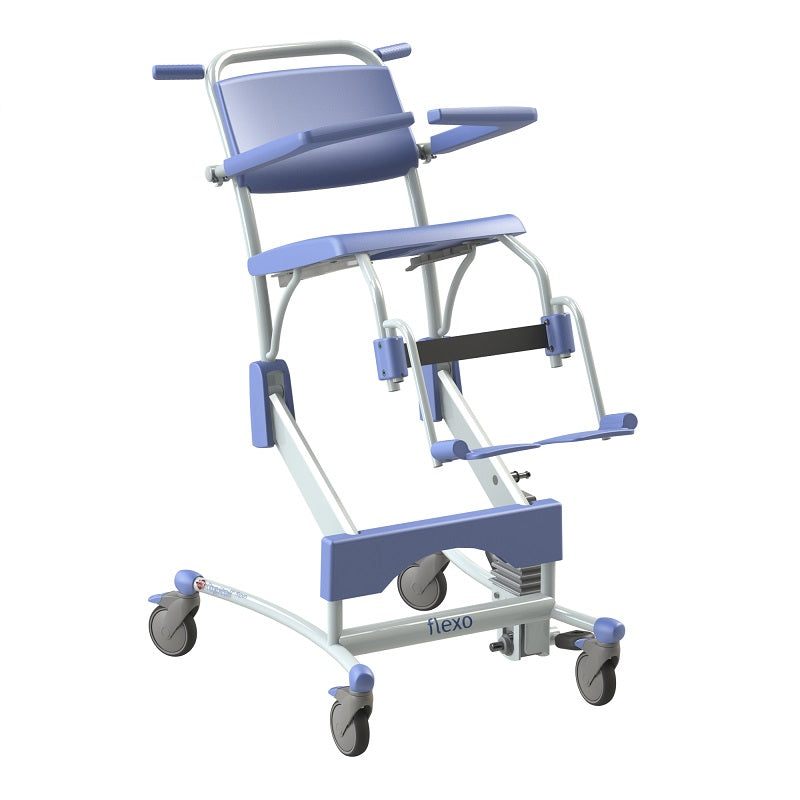 Lopital Flexo Tilt Shower Chair|Lopital Flexo Tilt Shower Chair|Lopital Flexo Tilt Shower Chair|Lopital Flexo Tilt Shower Chair - Footrests|Lopital Flexo Tilt Shower Chair - Platilon back|Lopital Flexo Tilt Shower Chair - Platilon seat|Lopital Flexo Tilt Shower Chair - Comfort leg rests