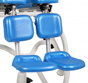 Divided footrest - tip up