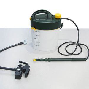 How to use the Adapted Garden Spray|Adapted Garden Spray with gooseneck spray wand and 1 gallon tank|Add switch or easily operate the Garden Sprayer|Optional Switch to use with Adapted Garden Spray