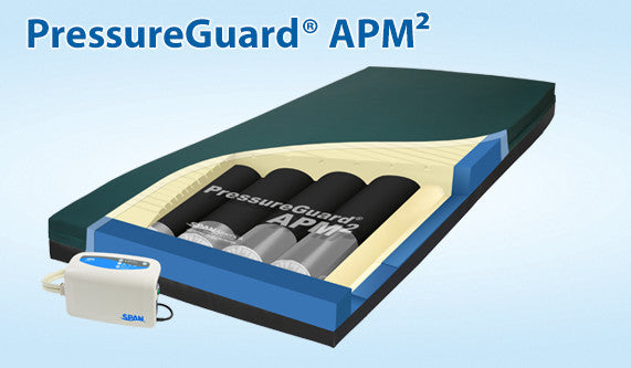 Span America APM2 Deluxe with a firm edge for transfers and safety.