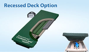 |PressureGuard Custom Care Convertible  Preview Product on Storefront|Shear transfer zones - layers of the PressureGuard Custom Care Convertible|Head to toe cylinders provide superior redistribution|Purchase an additional control unit for back up pressure redistribution|Recessed deck option is a V-Shape design with 84" length