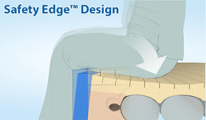 |PressureGuard Easy Air therapy mattress for pressure reduction|PressureGuard Easy Air therapy mattress Geo-Matt foam topper and heel slope|PressureGuard Easy Air therapy mattress design|PressureGuard Easy Air therapy mattress Safety Edge design|Span America Easy Air Low air  diffusion design for low air loss.