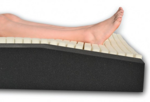 Immersus Mattress|The Immersus Mattress|Immersus Mattress - exploded view|Immersus Mattress - Bolster|Unique design keeps heels safe while resting comfortably
