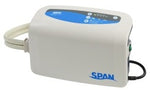 Span America Apm2 Deluxe in-Home therapy mattress with alternating pressure and lateral rotation options.