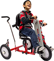 Amtryke 12 Standard Hand/Foot Tricycle With 1600 Seating System with Rider