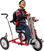 Amtryke 12 Standard Hand/Foot Tricycle With 1600 Seating System with Rider