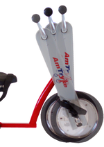 Hinged front end hand crank