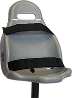 Gray bucket seating system