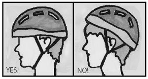 How to wear your Amtryke Red Safety Helmet