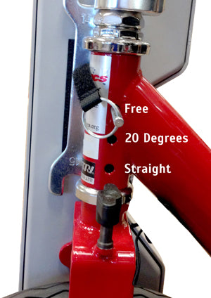 Safety steering limiter pin