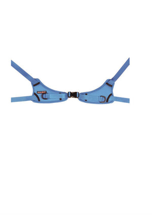Sternum support soft blue harness