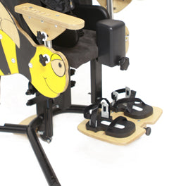 Leg positioning comes standard and helps to aid in proper posture
