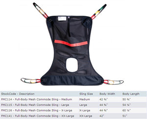 Blue Lumex® Patient Hydraulic Lift|Black/Silver Vein Hammertone Lumex® Patient Hydraulic Lift|Full-Body Mesh Sling|Full-Body Mesh Commode Sling