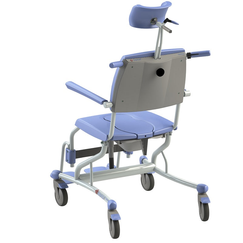 Lopital Nemo Tilt Shower Chair|Lopital Nemo Tilt Shower Chair|Lopital Nemo Tilt Shower Chair|Lopital Nemo Tilt Shower Chair - Comfort Legrests|Lopital Nemo Tilt Shower Chair - Locking Armrests|Lopital Nemo Tilt Shower Chair - Bed Pan|Lopital Nemo Tilt Shower Chair - Hip Belt