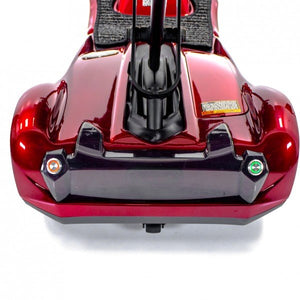 Transport M Easy Move Folding Scooter in purple|Transport M Easy Move Folding Scooter in blue by EV Rider|Transport M Easy Move Folding Scooter in copper|Transport M Easy Move Folding Scooter in red|8 inch solid, flat free tires and dual|Rear anti-tipper caster|Optional Electric Horn with 3 sounds|Optional deluxe cup holder|OPtional Deluxe Tiller bag|Optional Tiller and Seat Cover set ( 2pc)