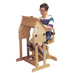 Posture Chair by TherAdapt|Posture Chair by TherAdapt with adult at tilting easel|Optional Conversion Kit|Posture Chair by TherAdapt with Child at desk|Posture Chair by TherAdapt with kneel pads removed|Posture Chair by TherAdapt Measurements