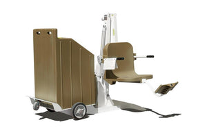 Aqua Creek Portable Pro Pool Lift 2 in Blue|Aqua Creek Portable Pro Pool Lift 2 in blue|Aqua Creek Portable Pro Pool Lift 2 in Gray|Aqua Creek Portable Pro Pool Lift 2 in Tan|Optional Head Rest - front view|Optional Head Rest - back view|Cover  3 color choices, Blue, gray and tan|Optional Cycle Attachment|Optional Cycle Attachment