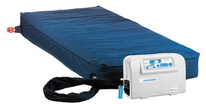 Blue Chip Power Pro Elite Mattress System - Model 9500 with low air loss and alternating pressure.|Power Pro elite with control box|Power Pro Elite expandable side|Hose connectors|Power Pro Elite blower pump with cycle times from 5-95 minutes