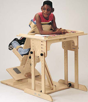Prone Stander by TherAdapt Angled with Kneeler kit and Table