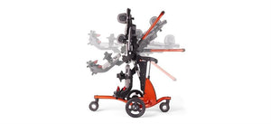 Tilts 90 degrees from horizontal or vertical