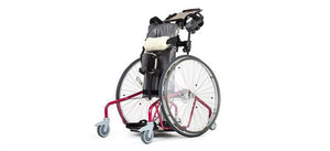 Rifton Mobile Stander with optional 20" wheels for self propulsion