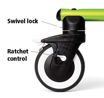 Rifton Pacer Gait Trainer - Front Caster