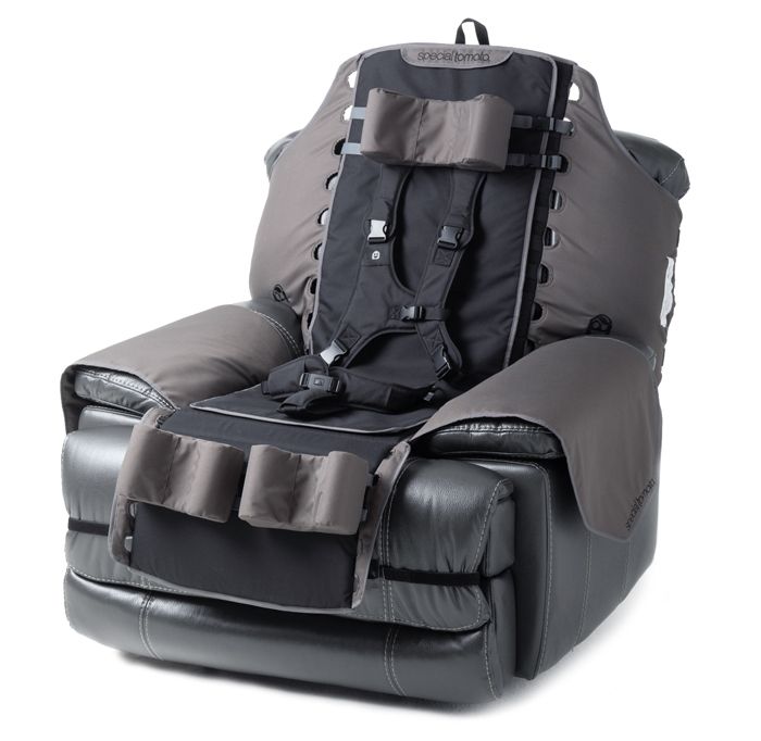 Special Tomato Recliner Support System for children and young adults fits in a standard recliner providing extra support