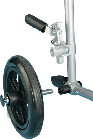 Flyweight Lightweight Red Transport Wheelchair with Removable Wheels||||