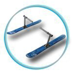 The Hippocampe All-Terrain Beach Chair - Skis