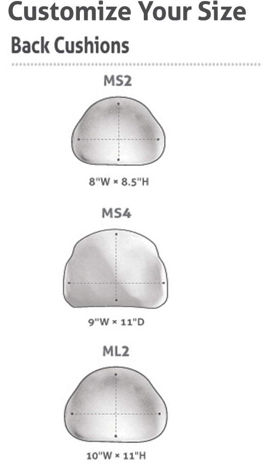 Special Tomato MPS High/Low Seating System - MPS Back Cushions