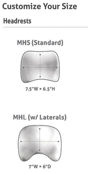 Special Tomato MPS High/Low Seating System - MPS Headrest Cushions