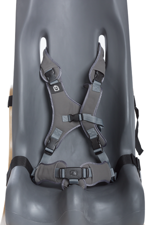 Special Tomato Soft-Touch Floor Sitter with Wedge Base in Aqua|Special Tomato Soft-Touch Floor Sitter with Wedge Base in Lilac|Special Tomato Soft-Touch Floor Sitter with Wedge Base in Dark Gray|Attachment Straps come standard on chest and pelvic area|Closeup of connection and leg area|Optional Special Tomato Mobile Activity Tray in Aqua|Optional Special Tomato Mobile Activity Tray in Gray, Chocolate and Lilac